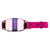 Klim Edge Goggle - Zebra Pink Glo (Dark Smoke Tint / Pink Mirror)