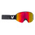 HeatVue HeatWave Heated Goggle - Black (Revo Red/Pink Tint)