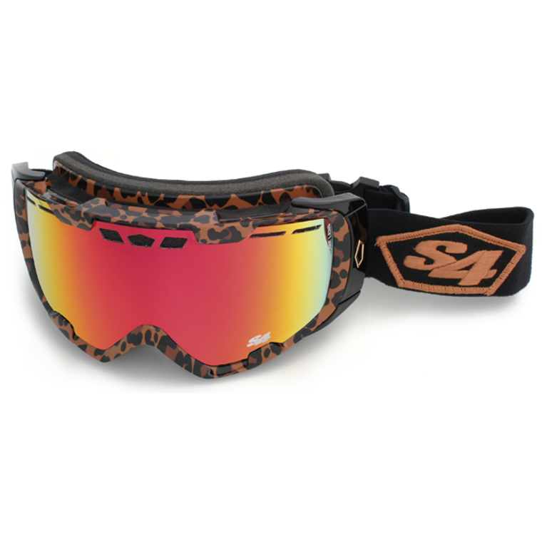 S4 ALRT Goggle - Leopard Smoke - Mirror Orange