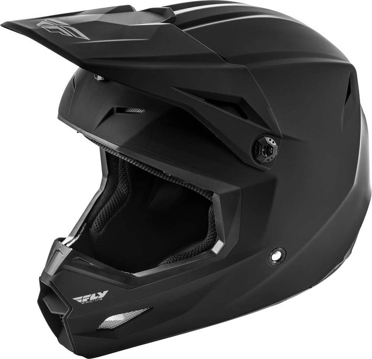 FLY RACING KINETIC SOLID HELMET - MATTE BLACK