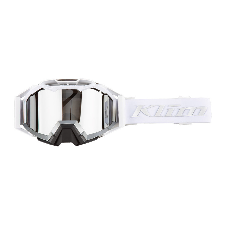 Klim Viper Pro Snow Goggle - Vanish White (Clear-Smoke/Silver Mirror)