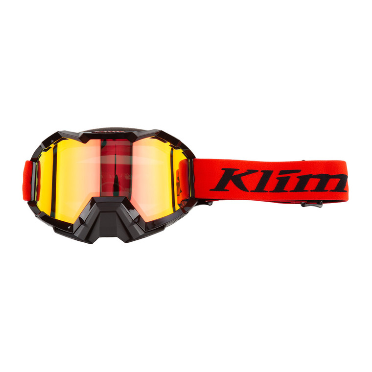 Klim Viper Snow Goggle - Emblem Fiery Red/Black (Light Smoke Tint/Red Mirror)