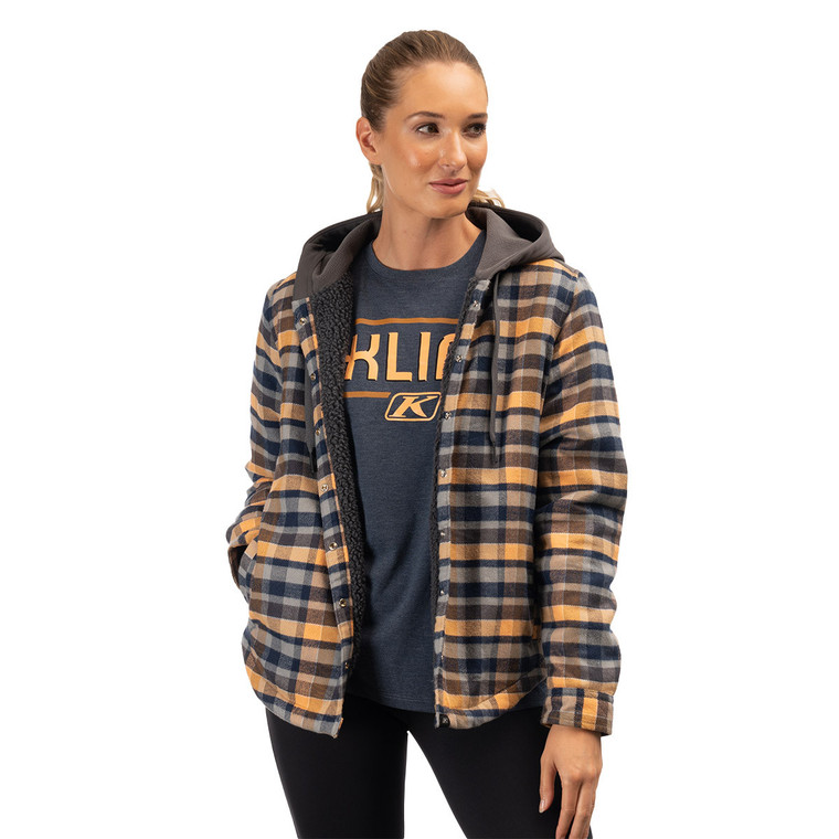 Klim Women's Big Sky Fleece Lined Flannel Hoodie [Sample]