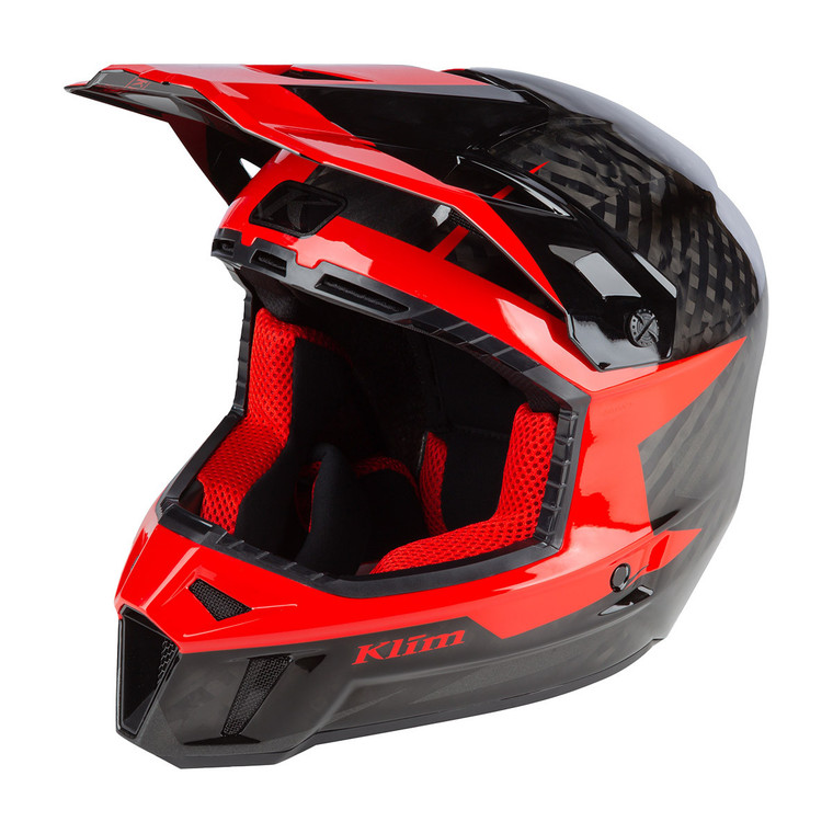 Klim F3 Carbon Helmet (ECE) - Ripper High Risk Red [Sample]