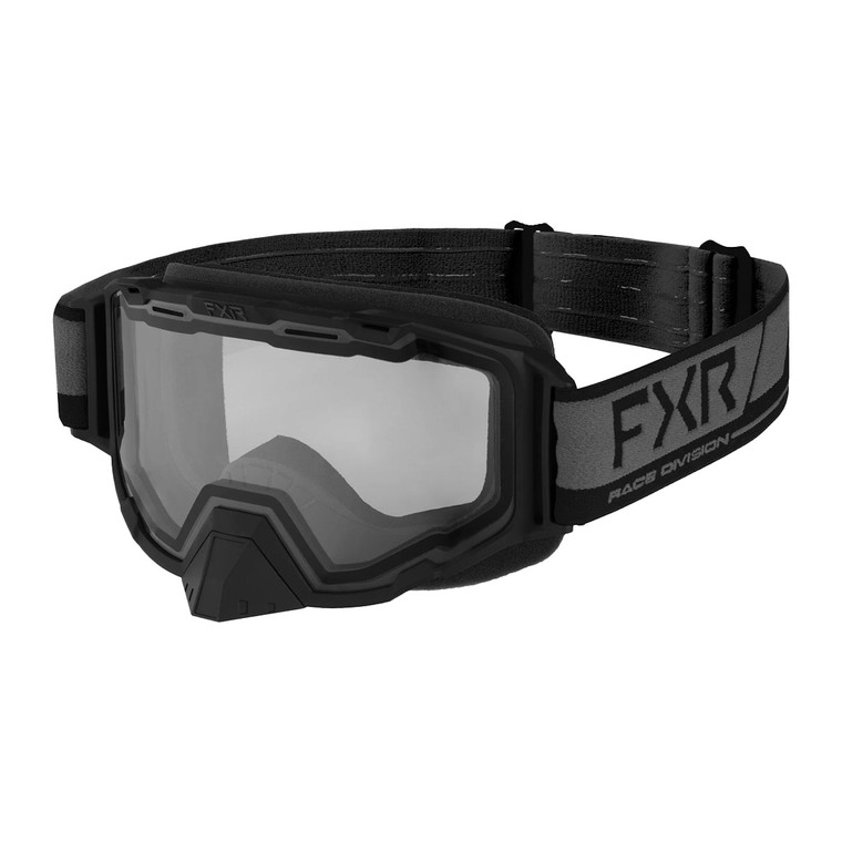 FXR Maverick Goggle 22 - Black Ops (Clear)