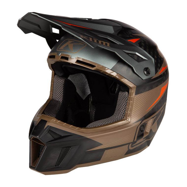 Klim F3 Carbon Pro Off-Road Helmet (ECE) - Striker Potter's Clay