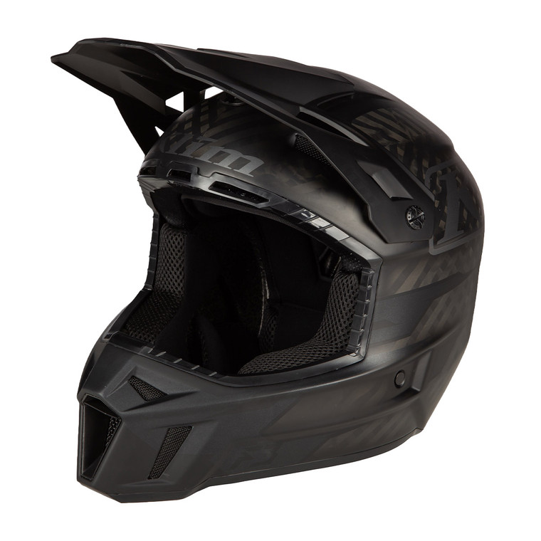 Klim F3 Carbon Off-Road Helmet (ECE) - Carbon Matte Black