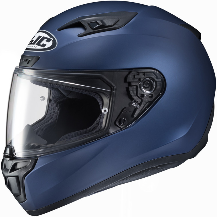 HJC i 10 MOTORCYCLE HELMET (METALLIC BLUE) (X-SMALL) - USED