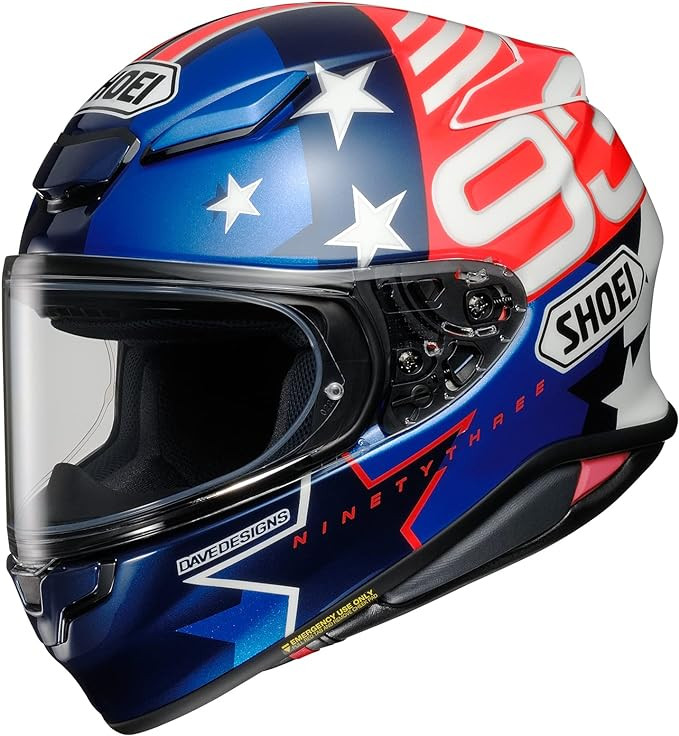 Shoei RF-1400 Full Face Helmet - Marquez American Spirit - SnowBigDeal