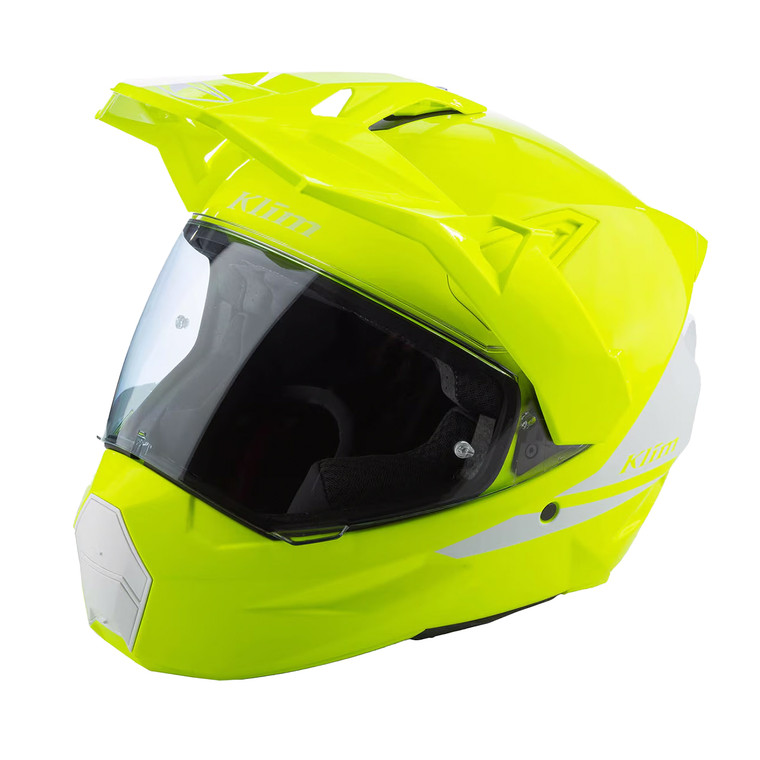 Klim X1 Alpha Helmet (CCC/DOT) - Gloss Hi-Vis / White