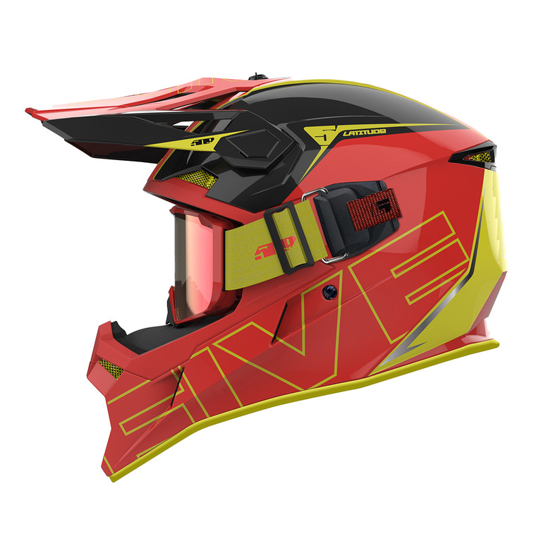 509 Latitude Ignite Helmet System - Red-Vis