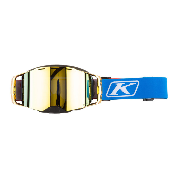 Klim Edge Goggle - Focus Anthem (Dark Smoke Tint / Gold Mirror) [Sample]