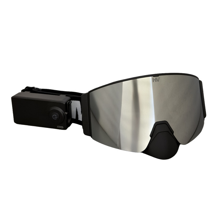 HeatVue HeatWave Heated Goggle - Black (Silver Mirror/Smoke Tint)