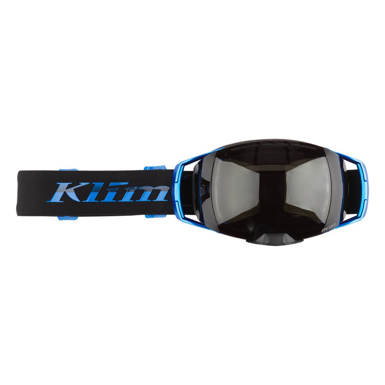 Klim Aeon Goggle - Black / Electric Blue Lemonade (Comfort Black Smoke)