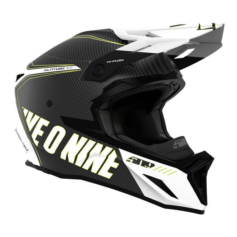 509 Altitude 2.0 Carbon Fiber 3K Hi-Flow Helmet (ECE) - Storm Chaser - 509-F01009900-801