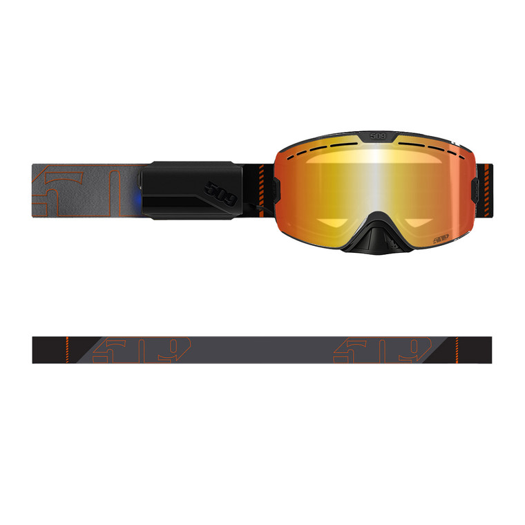 509 Kingpin Ignite Goggle - Orange Pop (Light Rose Tint/Fire Mirror (HCS))