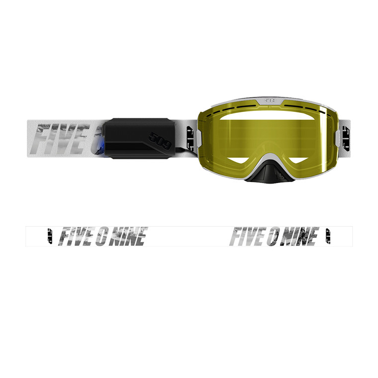 509 Kingpin Ignite Goggle - Whiteout (Yellow Tint (Polarized))