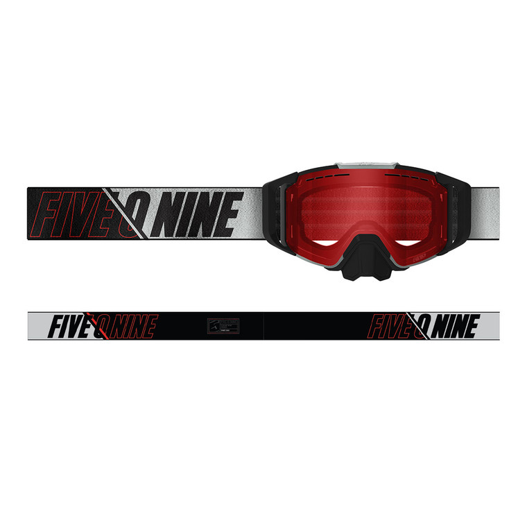 509 Sinister X6 Goggle - Racing Red (Smoke Tint/Red Mirror)