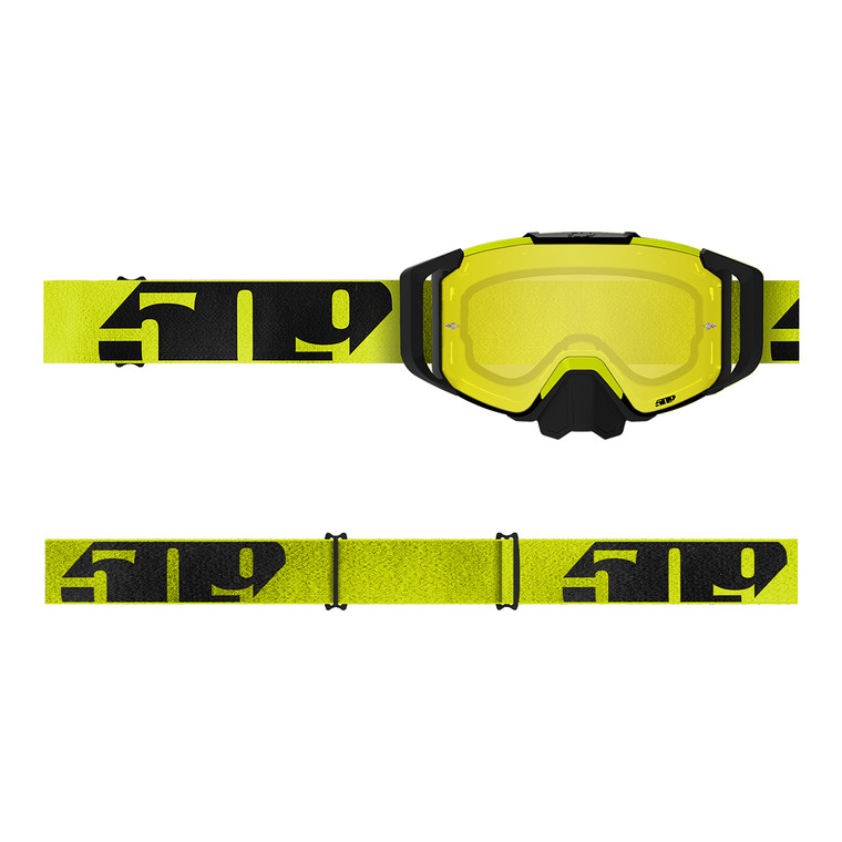 509 Sinister MX6 Goggle - HiVis Black (Yellow Tint)