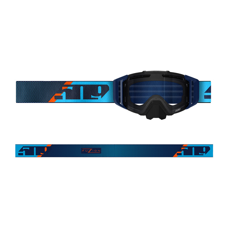 509 Sinister X6 Fuzion Flow Goggle - Cyan Navy (Light Blue Tint/Sapphire Mirror (HCS))