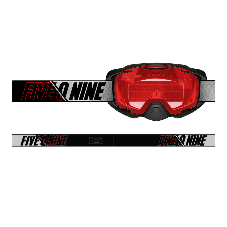 509 Aviator 2.0 XL Goggle - Racing Red (Smoke Tint/Red Mirror)