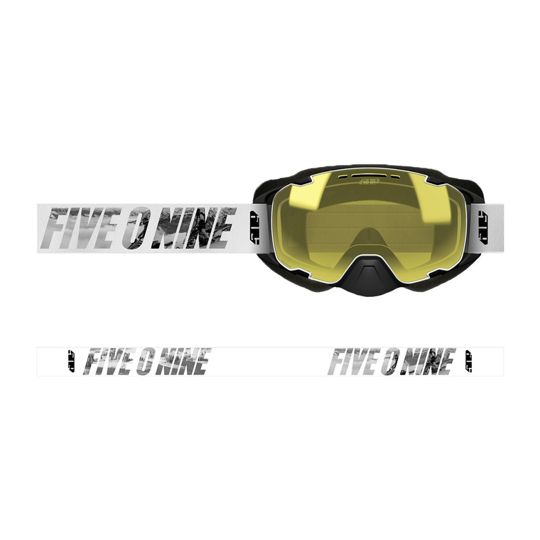 509 Aviator 2.0 XL Goggle - Whiteout (Yellow Tint (Polarized))