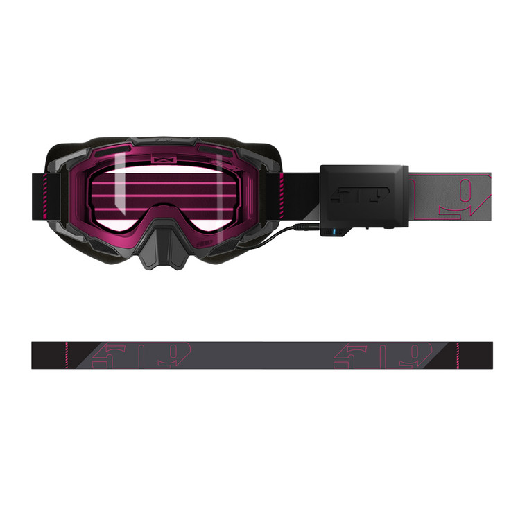 509 Sinister XL7 Ignite S1 Goggle - Raspberry Pop (Light Smoke Tint/Raspberry Mirror)