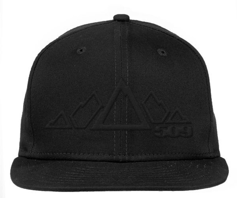 509 5 Peak Snapback Hat - Black