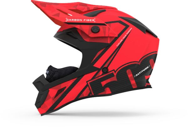天FCLLABO 509 Altitude Carbon Fiber Helmet - Red with Fidlock | SnowBigDeal