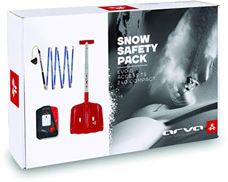 Arva Evo 5 Safety Pack (Evo 5 Beacon, Compact 240 Probe, Access Shovel)