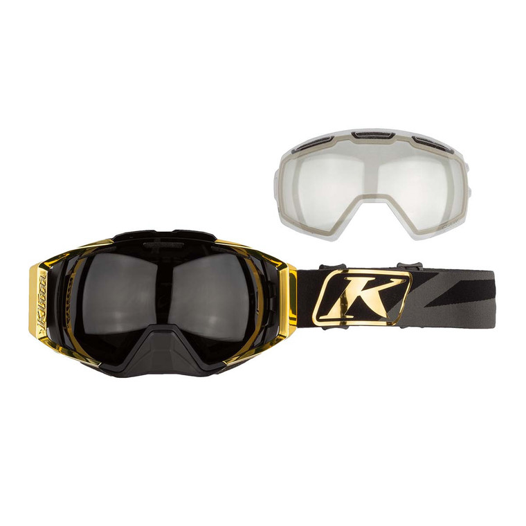 Klim Oculus Goggle - Dissent Gold (Polarized Clear/Smoke Mirror)