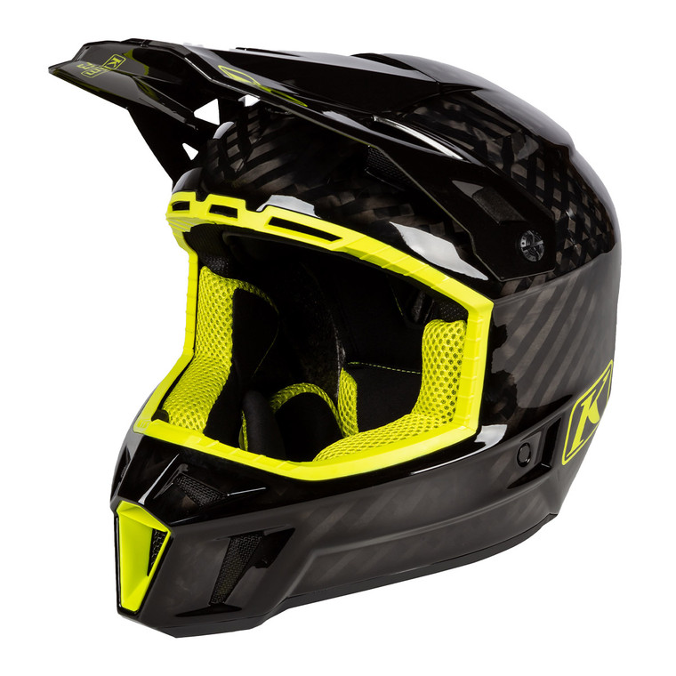 Klim F3 Carbon Helmet (ECE) - HiVis