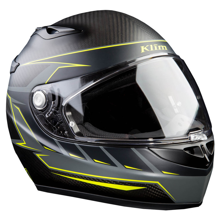 K1R Karbon Full Face Helmet Discern Hi-Vis