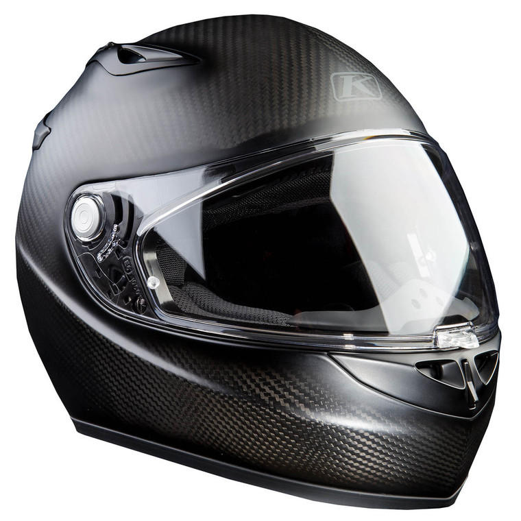 K1R Karbon Full Face Helmet Raw Karbon Matte Black