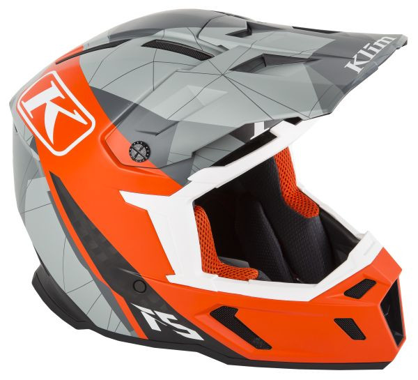 Klim F5 ECE Helmet Camo Orange