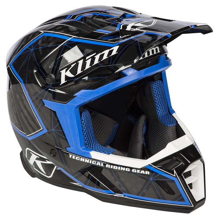 Klim F5 Helmet (ECE) - Demolish Blue [Sample]
