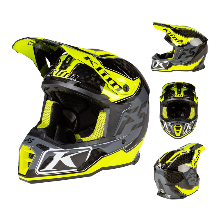 Klim F5 Helmet (ECE) - Shred HiVis [Manufacturer's Sample]