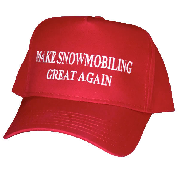 Make Snowmobiling Great Again Hat