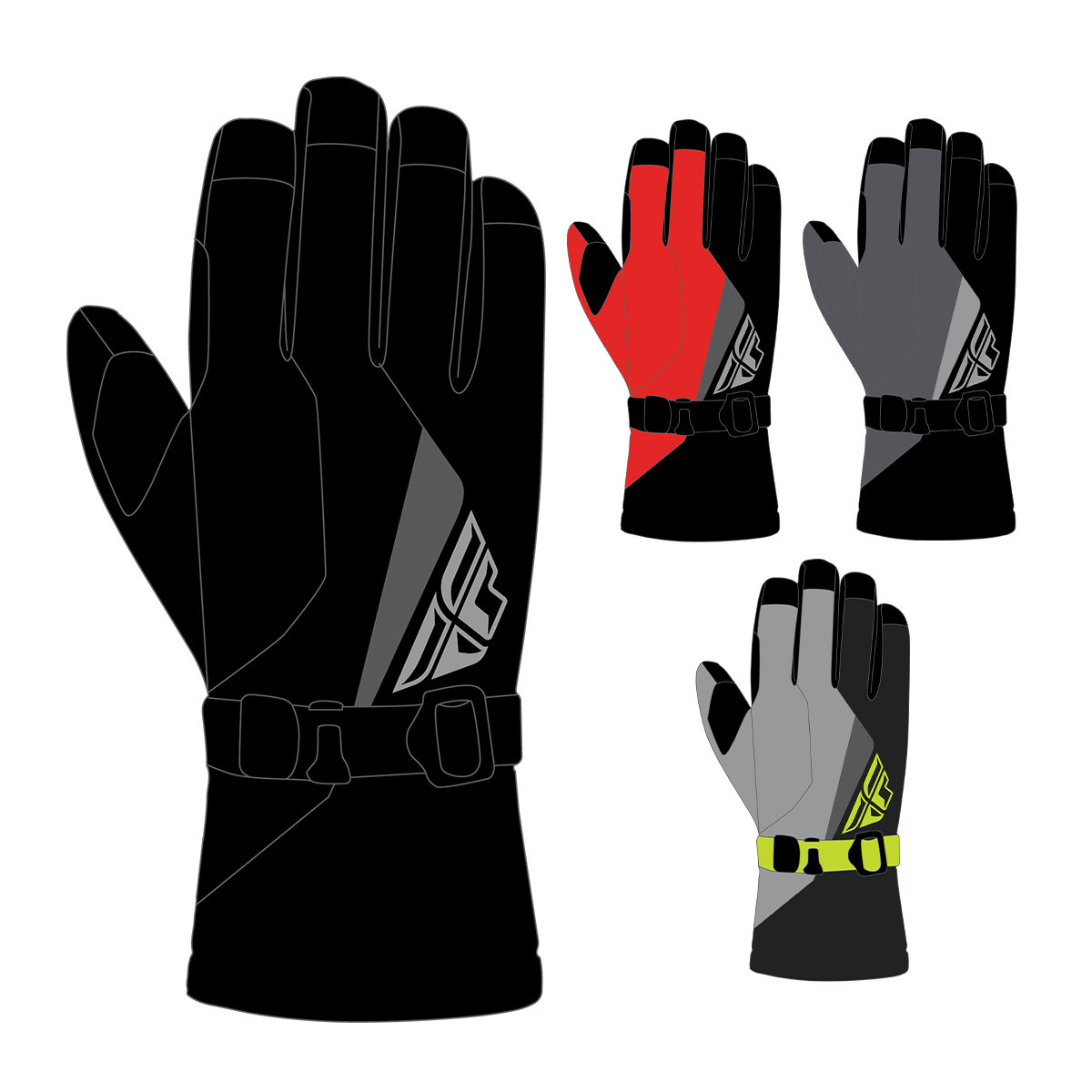 FLY Title Gauntlet Gloves