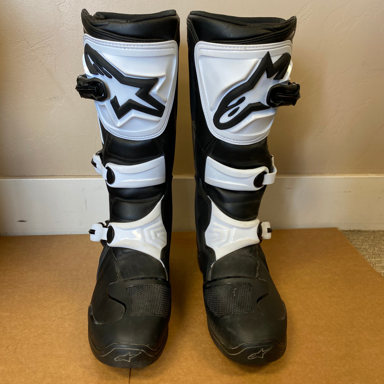 (中古) アルパインスターズ テック3オフロ ードブーツUS11Size29.5 Alpinestars Tech 3 Enduro Boots - Black/White (Men's 9) [Used]