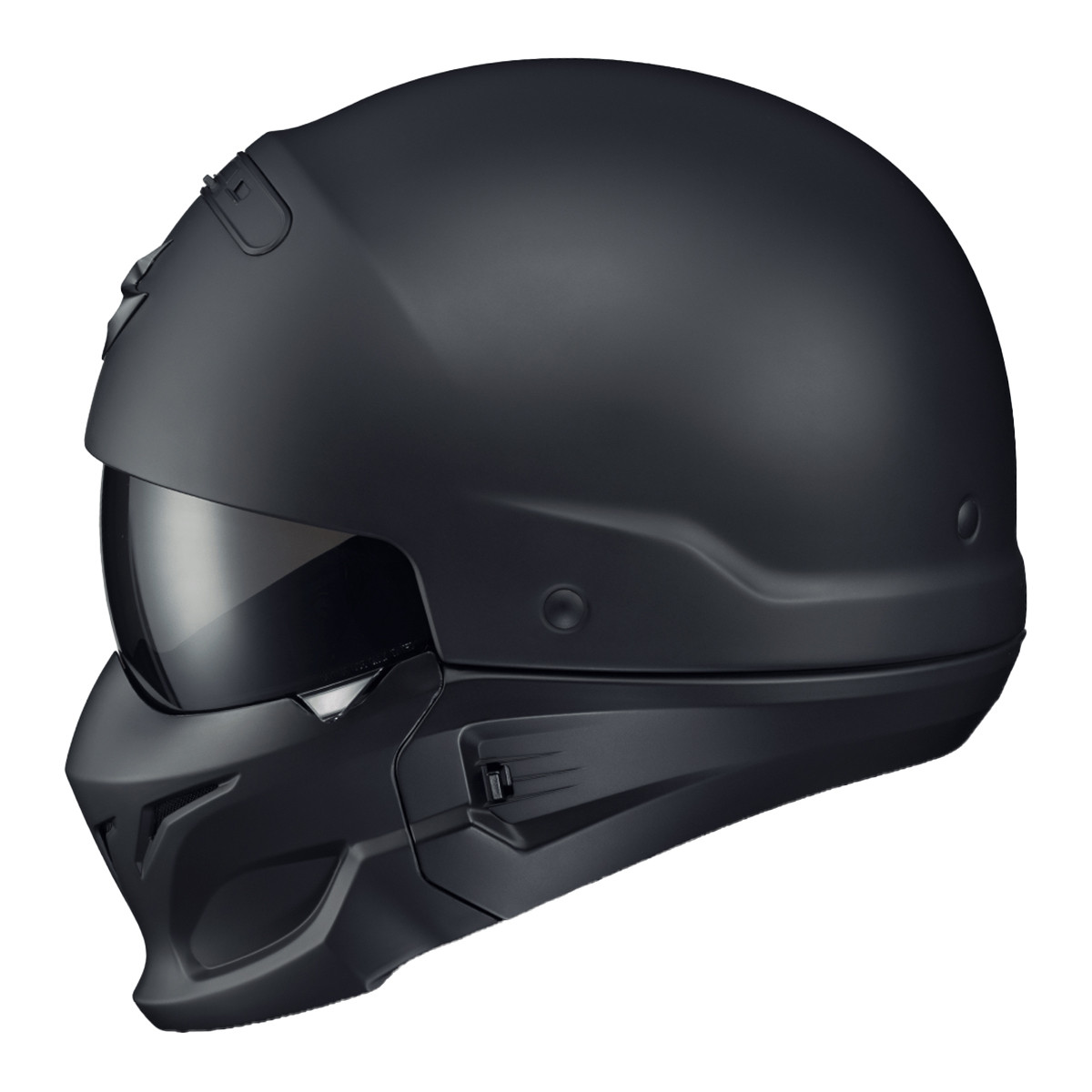 Scorpion Covert Open-Face Solid Helmet - Matte Black
