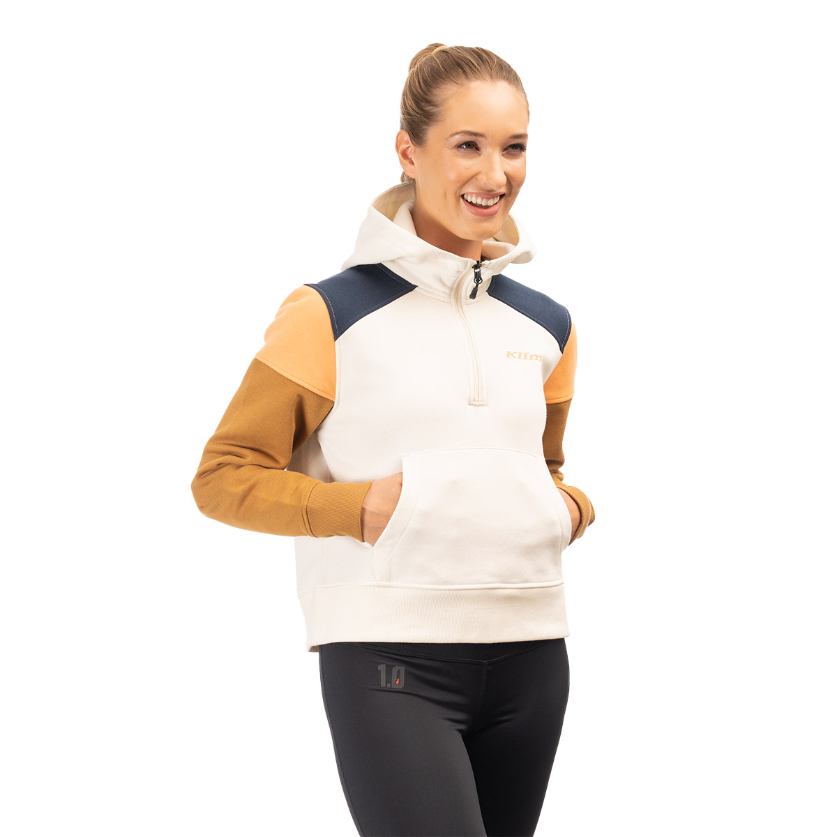 Klim Women's Huntley Pullover 1/4 Zip Crop Hoodie