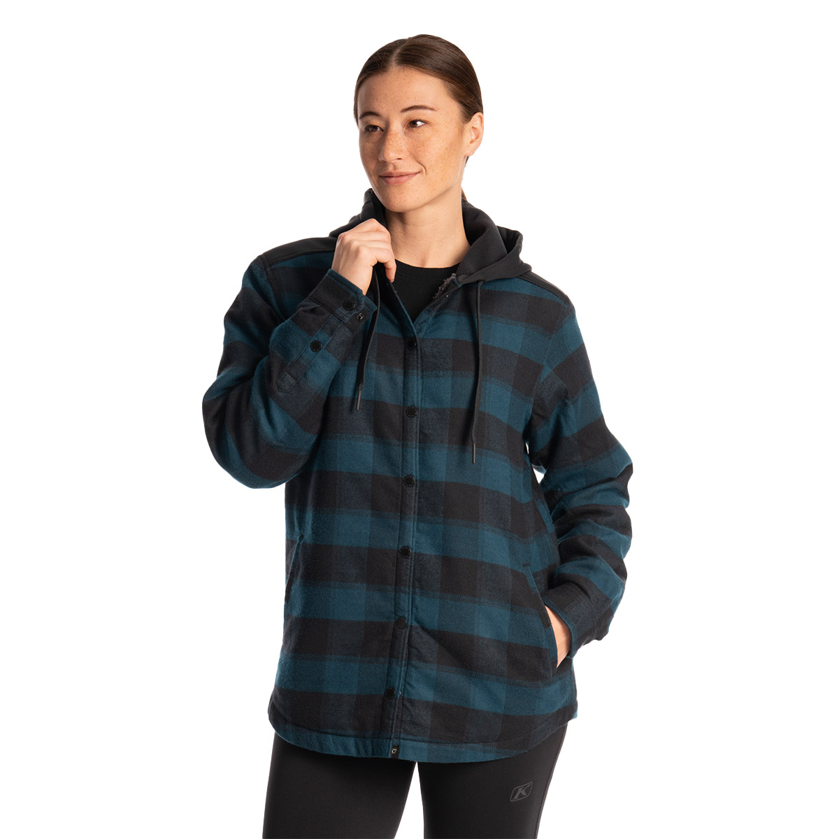 Klim Women's Big Sky Fleece Lined Flannel Hoodie
