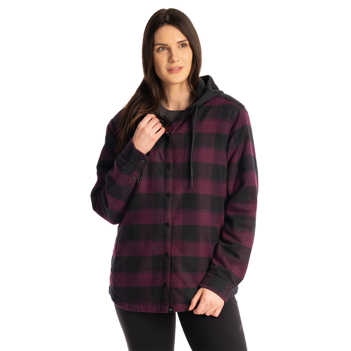 Klim Women's Big Sky Fleece Lined Flannel Hoodie