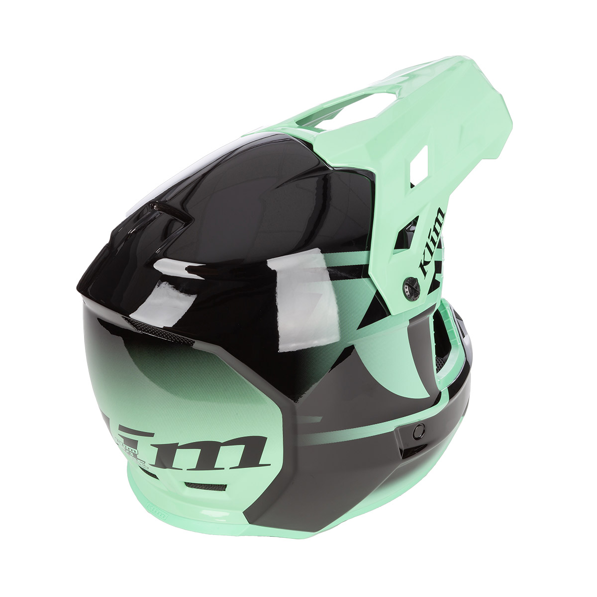 Klim F3 Helmet (ECE) - Icon Black/Wintermint
