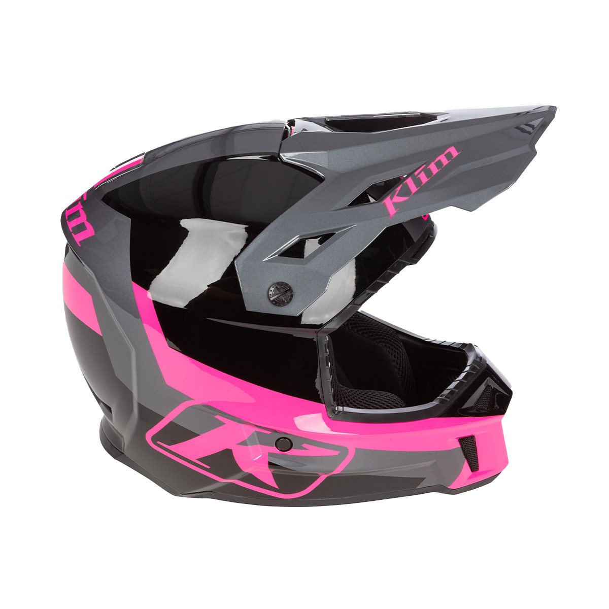 Klim F3 Helmet (ECE) - Elevate Black/Knockout Pink