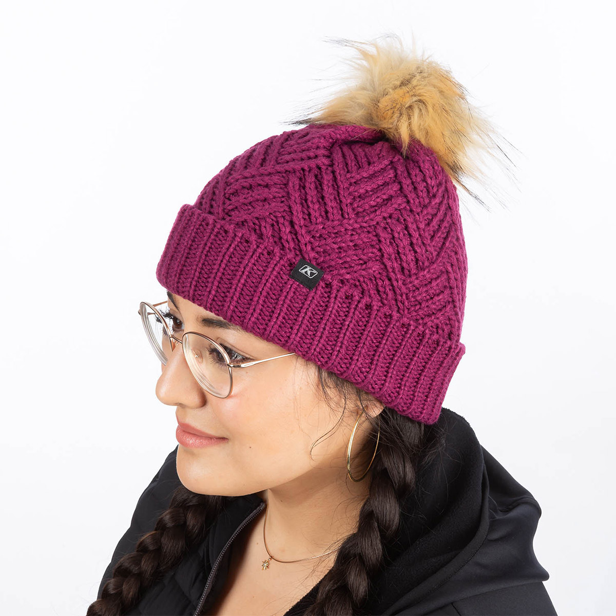 Klim Women's Chevron Pom Beanie