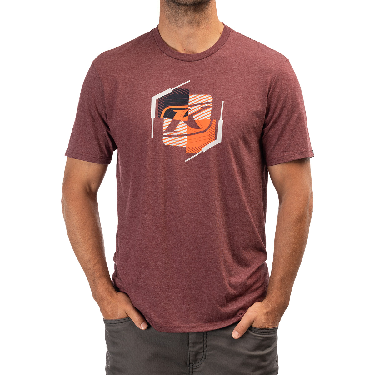 Klim Men's K Shield Crest Tri-Blend T-Shirt