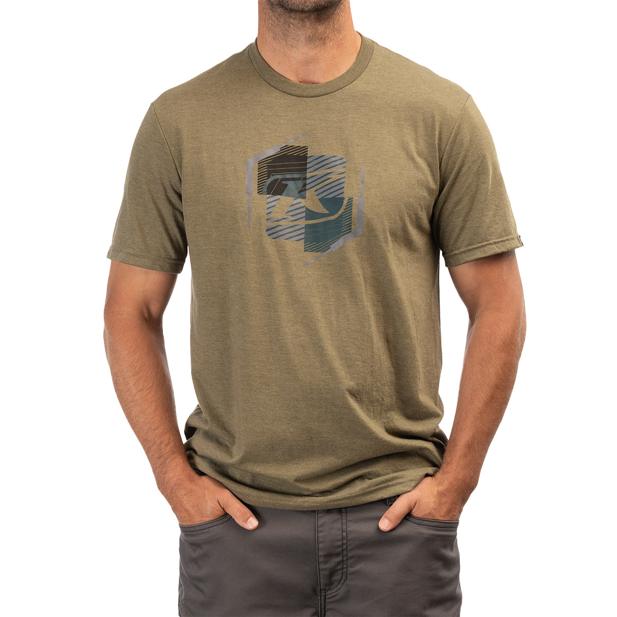 Klim Men's K Shield Crest Tri-Blend T-Shirt