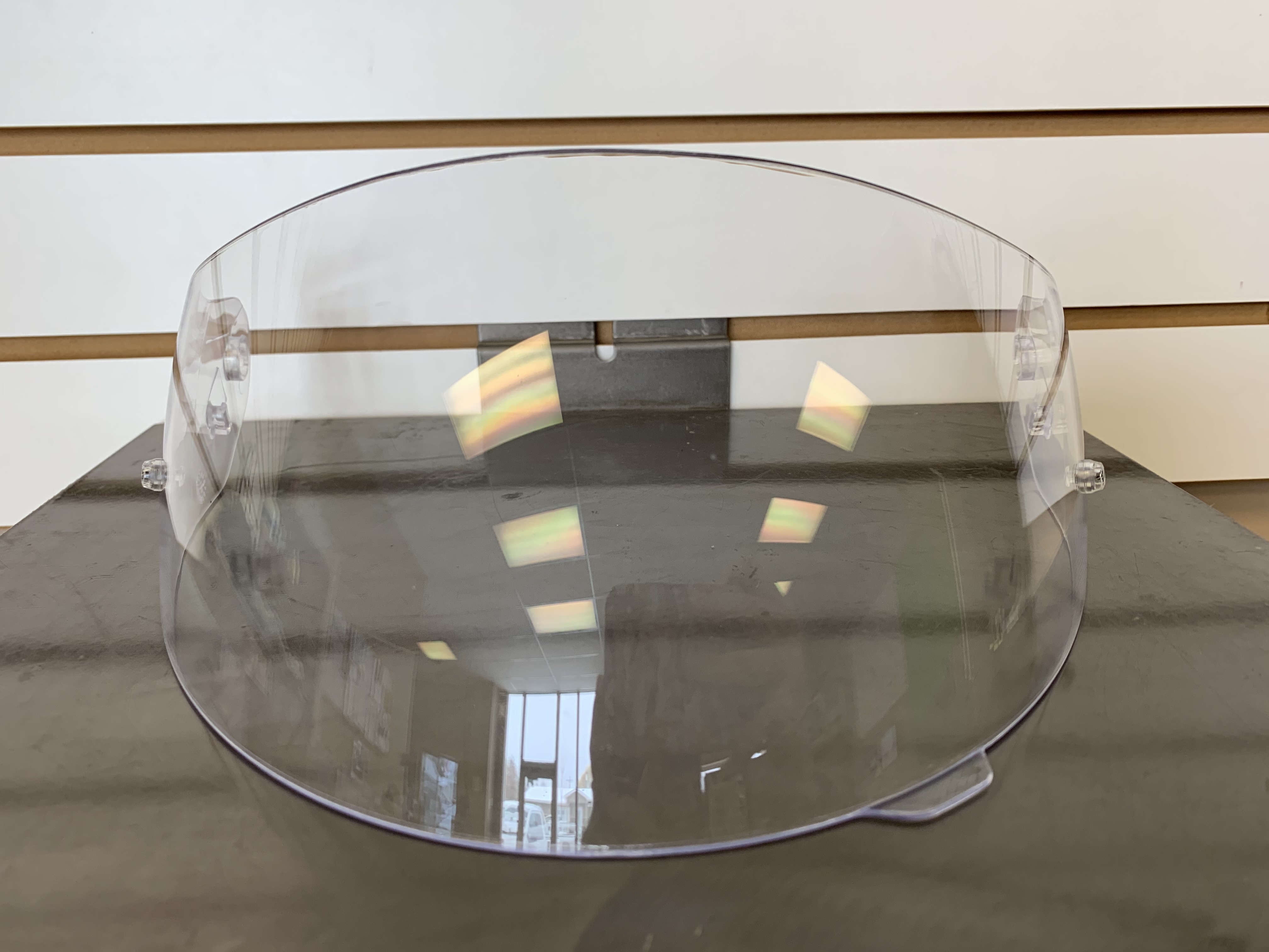 HJC HJ-17 Pinlock Shield Clear - Used with Minor Scratches